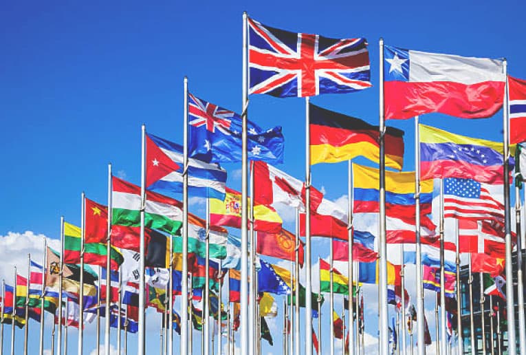 Flags of various nations